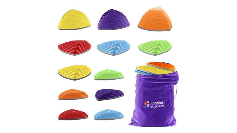 Stepping Stones for Kids Multi-Color- 12 pc Set