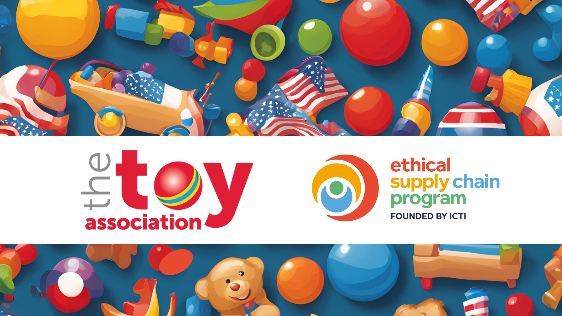 toy association and ethical supply chain program logos