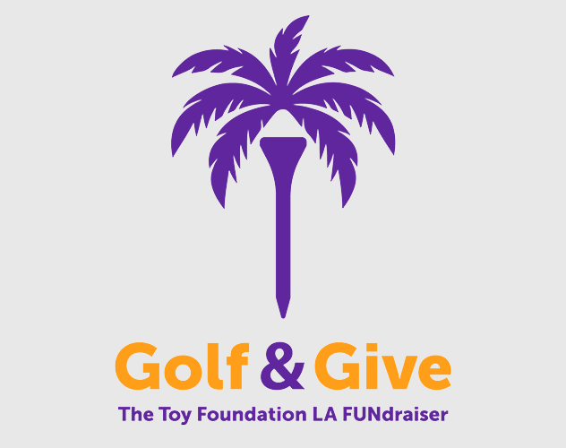 toy foundation golf and give logo