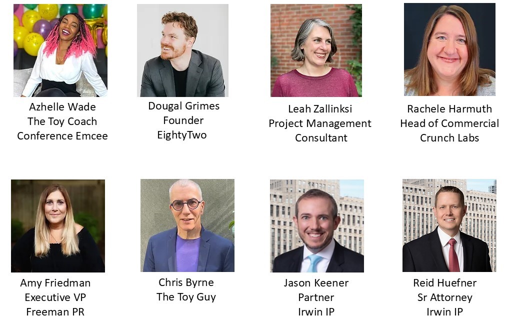 speakers at people of play's inventor pitch and innovation conference